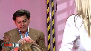 5 big tit sluts for one cock