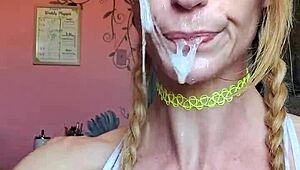 I watched Vanessa Hastings take a messy spit-covered dildo deep in her throat