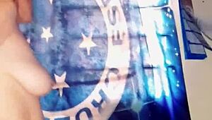 Intense POV hardcore riding leading to explosive cumshot.