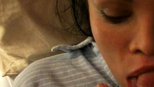 Lila Loves to Swallow My Cum with Passionate Blowjob French European Amateurs Cumshot