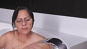 Invite Friend's Mom to Jacuzzi for Dirty Fuck