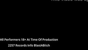 aria nicole's pussy gets fucked hard and creampied in this backstage scene