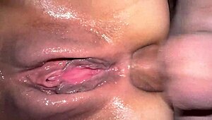 Left alone with stepdad, things get wild with anal