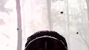 3d ai hq brunette asian big tits firm tits hard erect nipples cowgirl riding pov sex with sound added