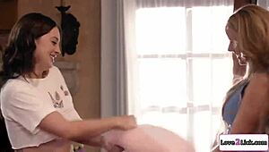 I Finally Got My Stepmommy To Smile After Lesbian Fooling Around