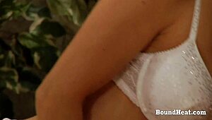 curvy lesbian slave fingering madames pussy in panties