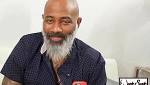 Shaun Dam fucks inked Red August in glasses