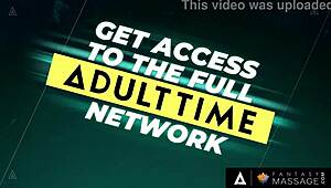 Fantasy massage with big titties masseuse Jennifer White releasing tension from client's body