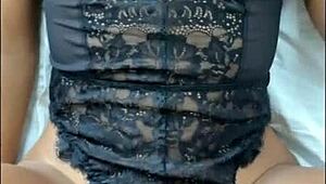 a beautiful indian babe gets filmed on iphone during a homemade video at home