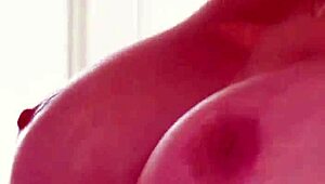 Cuckolding babe swaps cum with her humiliated boyfriend in stockings and heels