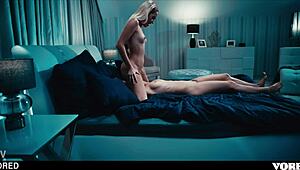 Bella spark seduces kelly collins into hot lesbian sex before unbirthing