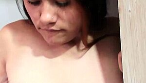 fucking my friend's husband in the shower while she's in the room pov big tits 😏