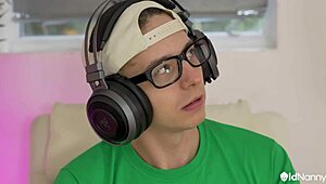 British milf rides hard in cowgirl and doggystyle with that young guy