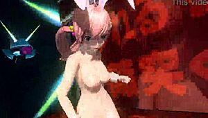 Full Nude Megurine Luka Bunny Costume
