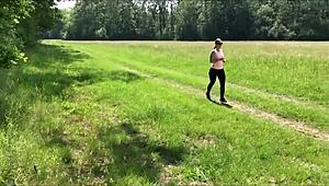 Can you handle stretching both holes of this beautiful runner with blowjob and cumshot?