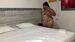 My neighbor drops by for a visit