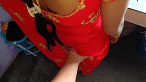 hot indian village bhabhi stocking with brother in law and quick fuck in doggy style