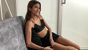 My Stepsister Welcomes Me Home And We Have Passionate Sex