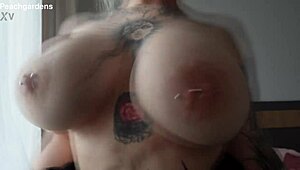 i had a game with big tits and lots of spit on tits, feeling rough and dominating