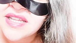 Hot Mother-In-Law Masturbates Pussy and Ass for Stepson, Loves Being a Slutty Wife