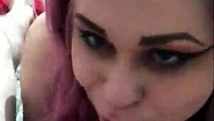 Stepsister reveals apartment with cock still in mouth