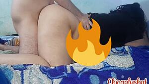 homemade amateur video of a latina woman in a casual setting