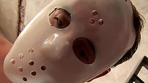 Nataly Dangelo Engages In Perverted Games With Three Masked Men!