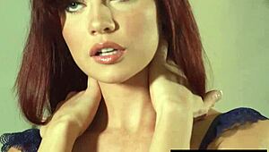 Petite redhead sabina rouge strips naked.