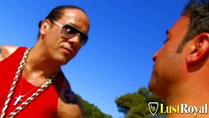 Intense Group Sex On Beach With Brunette And Blonde Babes