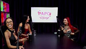 Renata Gomes Shares Preferences In Sheer Red Outfit Interview