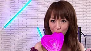 Cock-hungry asian slut sayaka tsuji takes a stiff rod deep