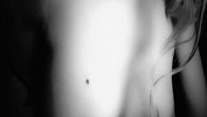 I experience intense orgasms from blowjobs on my small tits