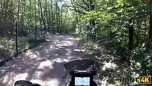 Hunt4k A Bike Ride Ended Up As A Perfect Outdoor Deepthroat And Sex