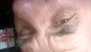 Old Man Delivers Intense Cunnilingus Close-Up