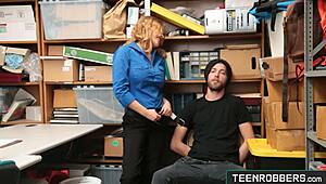 Hot officer krissy lynn seducing y thief to fucks him - teen 18+robbers com