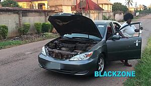 her car broke down on the road and a young stranger offered help in the bedroom