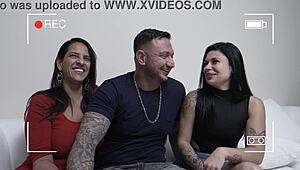 Entrevista com a família macettare acabou com a kel fazendo uma dupla penetração completo no red