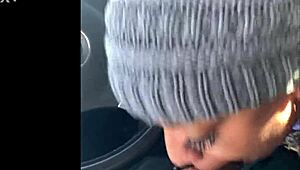 ebony snowboarder gives blowjob