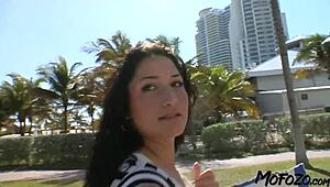 Mofozo com - 19 year old model gets the cum on her tits?