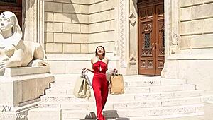 i am the rich wife kitana lure convincing hubby for dp threesome with driver