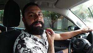 anne cristalli did a menage, took the big cock and sucked lukas zaad's dick in her mouth