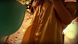 Hot Brunette Gives Intense Footjob!