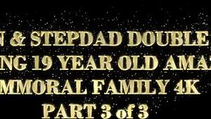 Phat ass Felicia gets spitroasted by two guys 😋