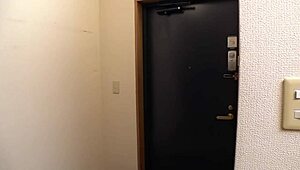 real estate viewing arouses agent with staff's butt