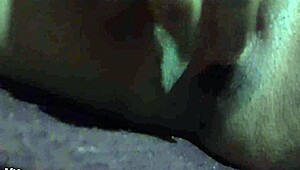 Wow, look at her masturbating with that object!