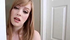 the slutty stepsister, not really my sister, sucks in pov hd