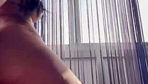 compilation of busty brunette sapphire pleasuring herself to climax