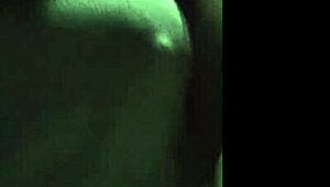 A beautiful curvy woman with big natural tits shows her boobs in public while walking outdoors