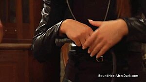 i watched two sexy lesbian slaves getting fingered by their mistress