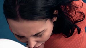 斯洛伐克美女Freya Dee在旅馆吸吮并操室友大鸡巴